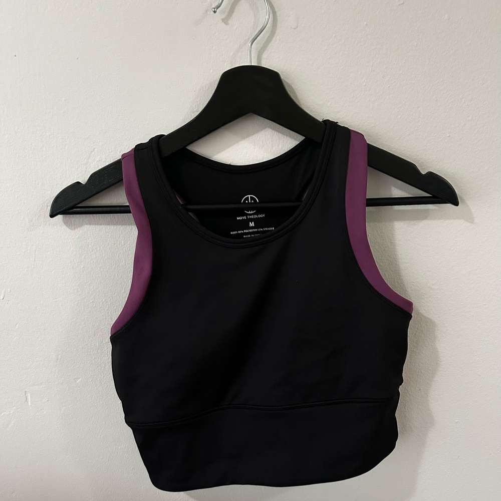 Workout crop top/ sports bra